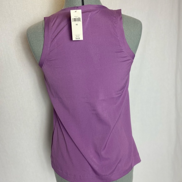 Purple Banana Republic Tank with ruffles. - Picture 6 of 11